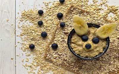 Pieczona owsianka z bananem i jabłkiem – prosty przepis